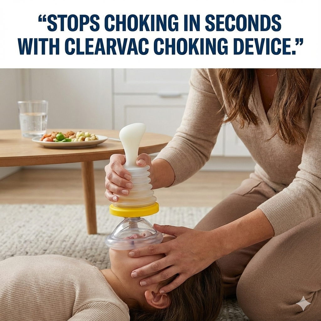 Protect your loved ones from chocking and stop gigging witih clearvac