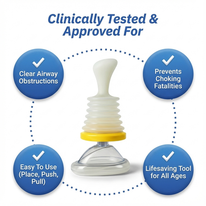 Protect your loved ones from chocking and stop gigging witih clearvac